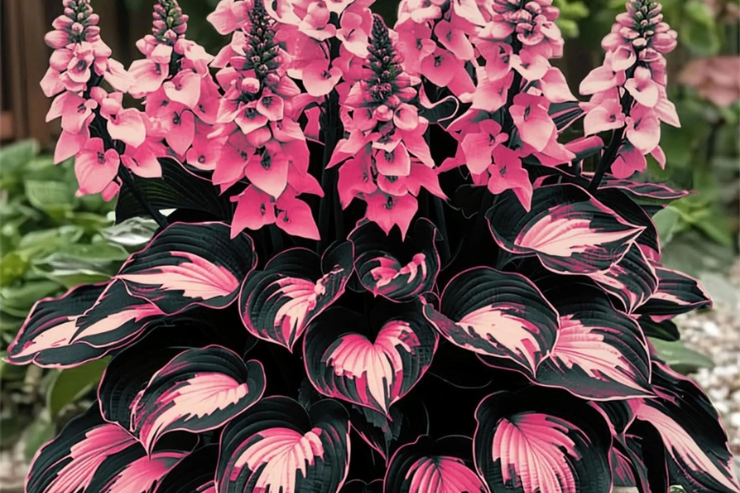 Perennial Hosta Flower Seeds - 200+ Seeds for Shade Garden, Hosta spp. Planting, Easy to Grow, Pollinator Attracting