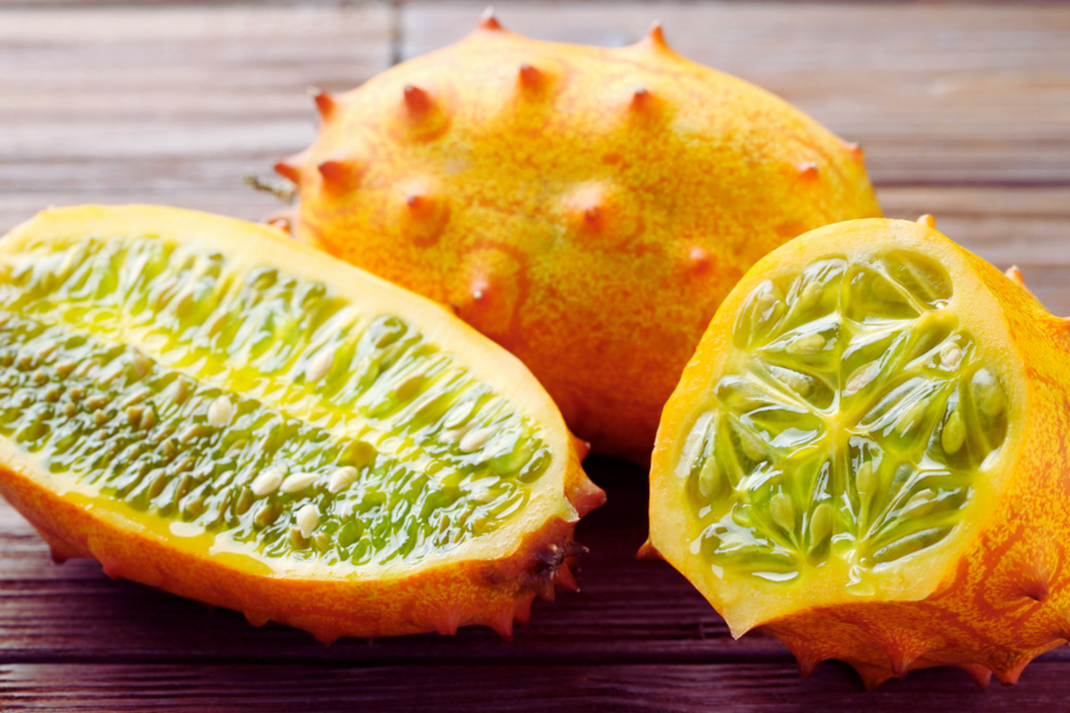 Kiwano Jelly Melon Seeds - Horned Melon, African Horned Cucumber, Gakachika Variety, Cucumis metuliferus