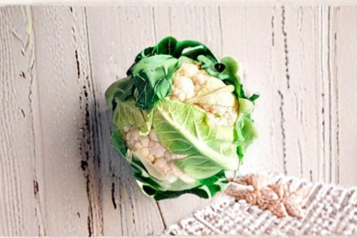 Self Blanching Cauliflower Seeds – Heirloom Brassica oleracea var. botrytis, Snow-White Heads, Easy to Grow, 250 Seeds