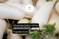 100 Seeds Miyashige Daikon Radish - White Japanese Long Root, Crisp & Sweet, Easy to Grow, Raphanus sativus var. longipinnatus