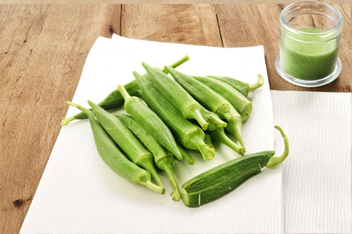 Okra Seeds – Clemson Spineless Heirloom, Tender Pods, Heat-Loving, Abelmoschus esculentus, 85 Seeds