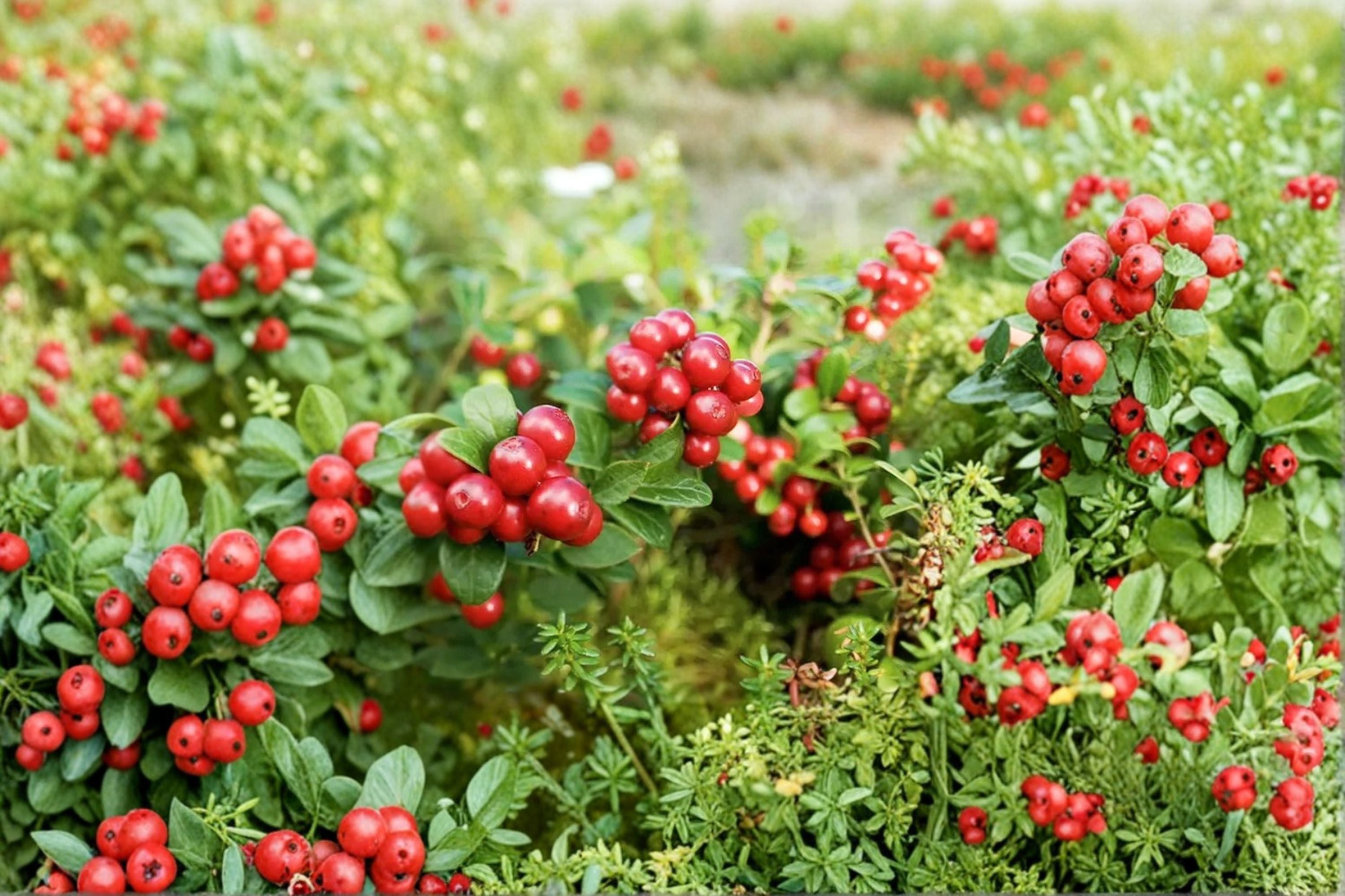Lingonberry Plant ‘Red Candy’ – Edible Evergreen Berry – Cold Hardy Ground Cover – 4.5” Pot