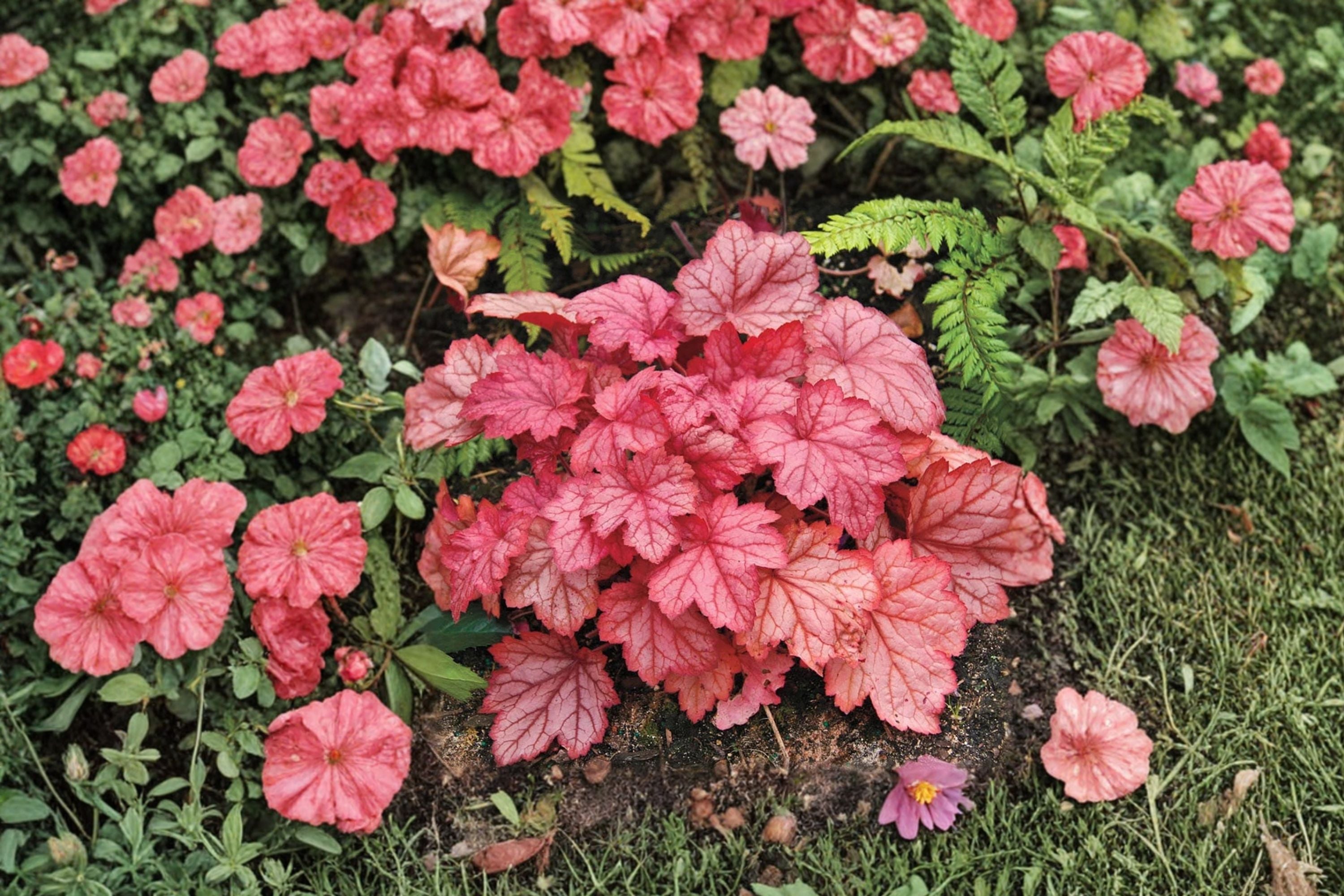 Heuchera ‘Georgia Peach’ Coral Bells Plant | Peach Foliage Perennial for Shade Gardens