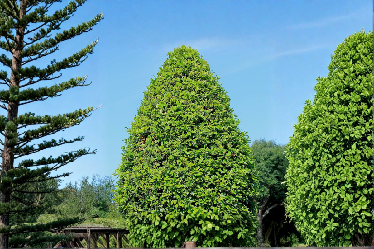 East Palatka Holly Shrub 3 Gal Live Plant Evergreen Hedge with Red Berries Ilex × attenuata Outdoor Garden Landscape