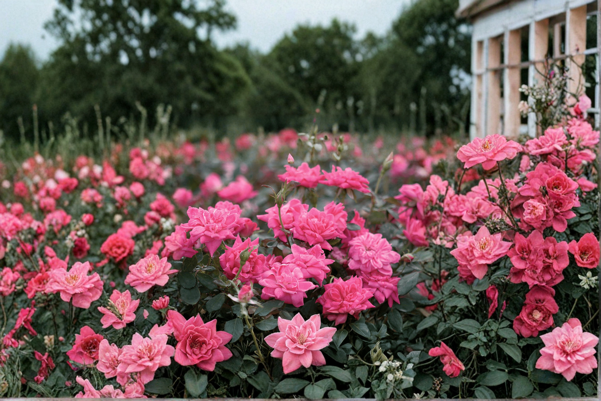 Pink Double Knock Out® Rose Live Plant – 3 Gallon Flowering Shrub Rosa spp. for Garden Borders & Landscape