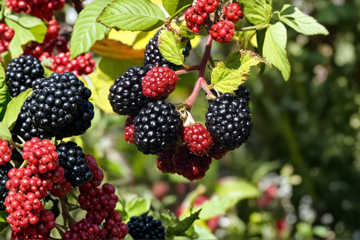 Live Plant – 1 Gallon Lucretia Dewberry Rubus spp. Trailing Blackberry Vine for Edible Garden