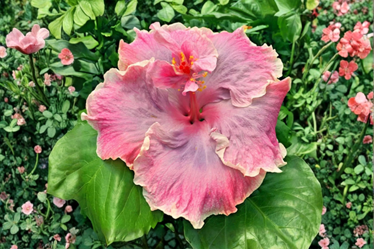 Madagascar Hibiscus Live Plant – 3–5 Inch Rooted Perennial Flowering Plant – Hibiscus moscheutos for Gardens & Landscape