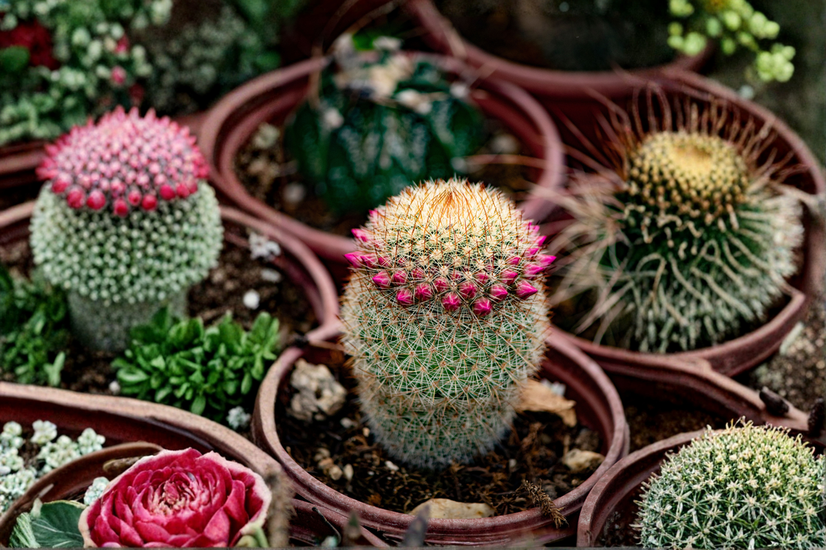 Mammillaria huitzilopochtli Live Seed-Grown Cactus Plant, Rare Succulent, Compact Ornamental Cactus, Indoor Container Plant