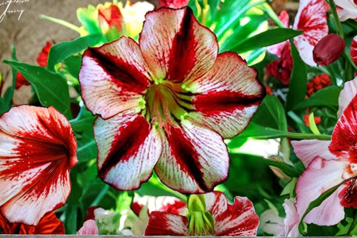 French Delight Desert Rose Seeds | Adenium Obesum Mixed Colors for Indoor & Outdoor Growing