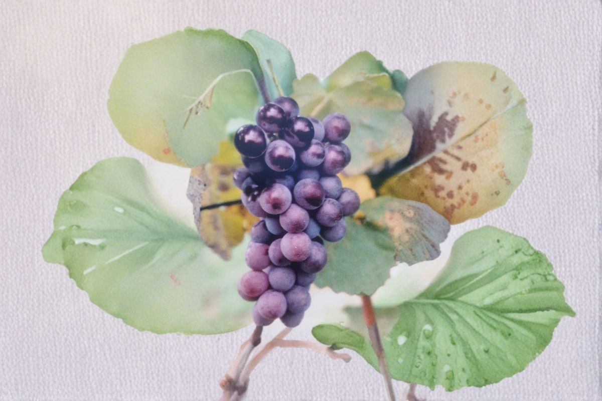 Champanel Grape Vine 1 Gallon Live Plant, Sweet Grape Variety, Climbing Vine for Garden Trellis, Backyard Vineyard, Vitis hybrid