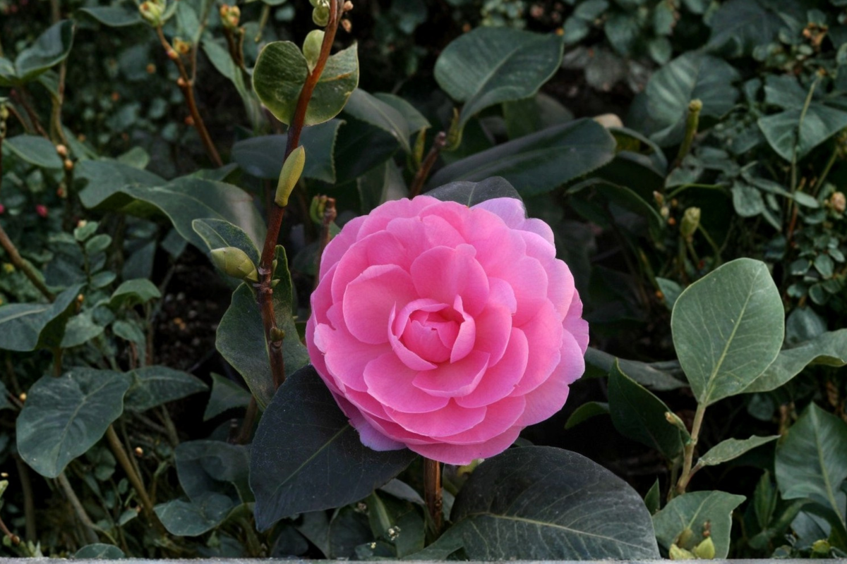 Camellia ‘E.G. Waterhouse’ Live Plant – Pink Flowering Evergreen Shrub in 3 Gallon Pot