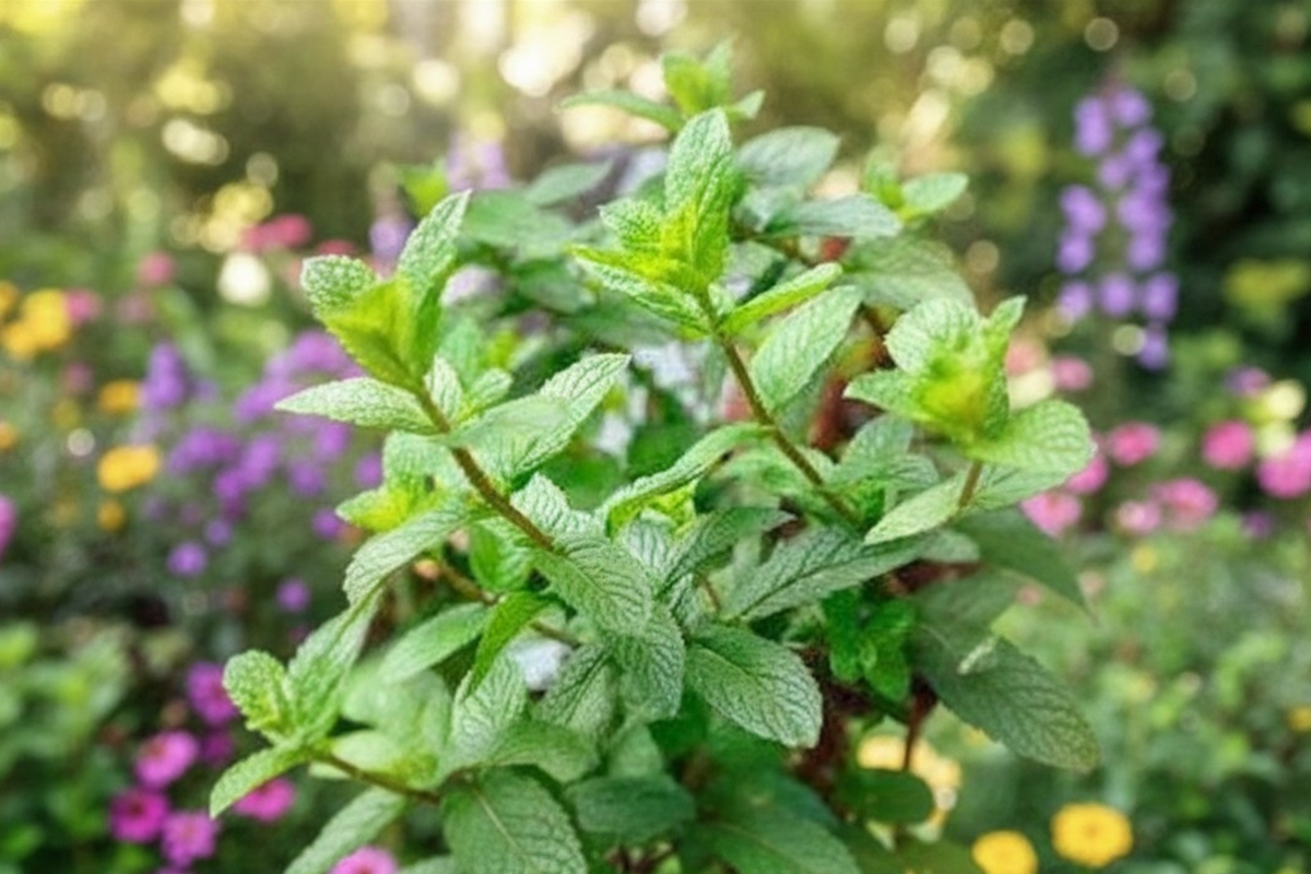 Live Julep Mint Herb Plant – 4-6 Inch Green Perennial Mentha spp. for Herb Gardens & Containers