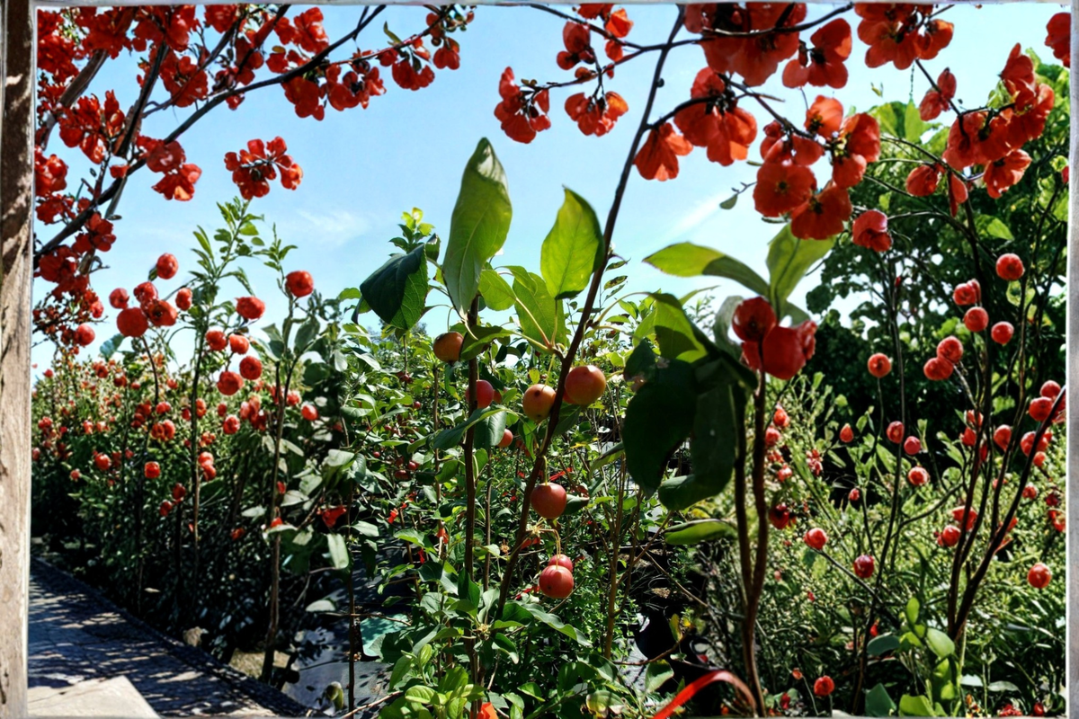 Crabapple Tree Live Plant 4-6 Ft Dolgo Malus ‘Dolgo’ Ornamental Fruit Tree for Garden Landscape