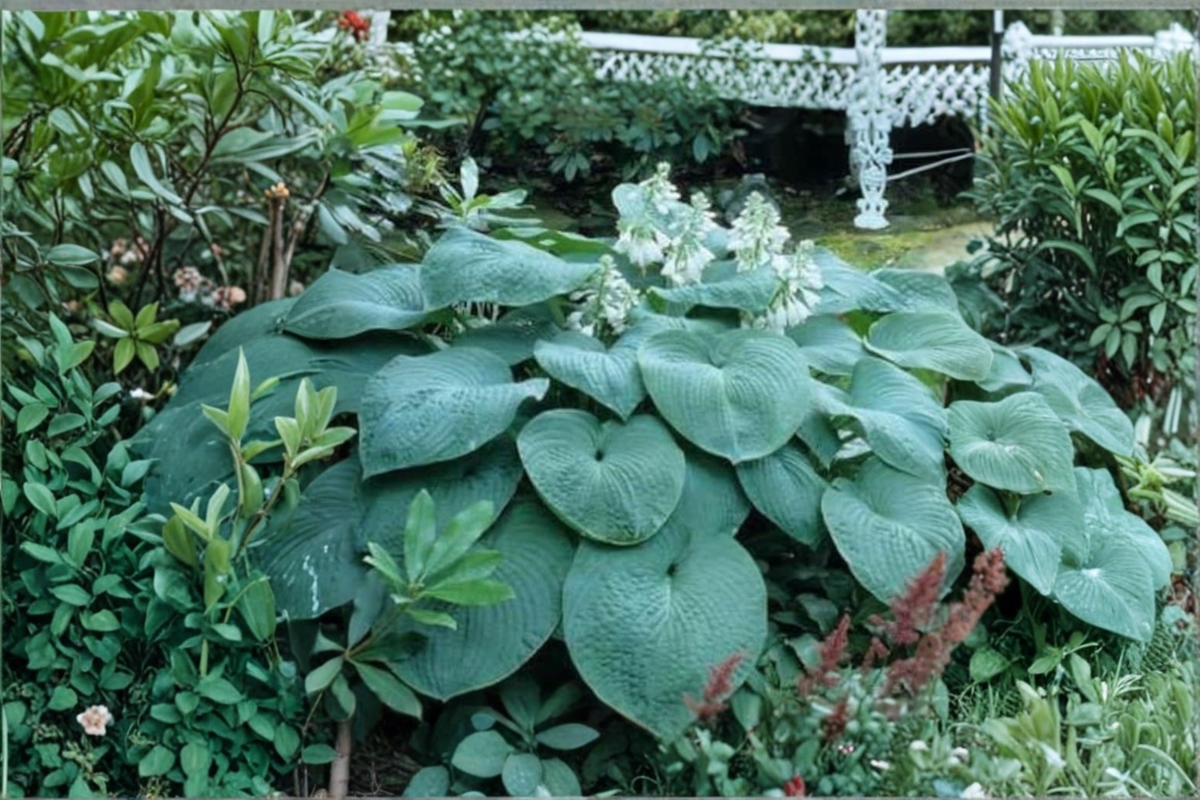 Hosta ‘Big Daddy’ Starter Plant 3 Inch Pot - Blue Green Shade Perennial Large Leaf Garden Border Plant
