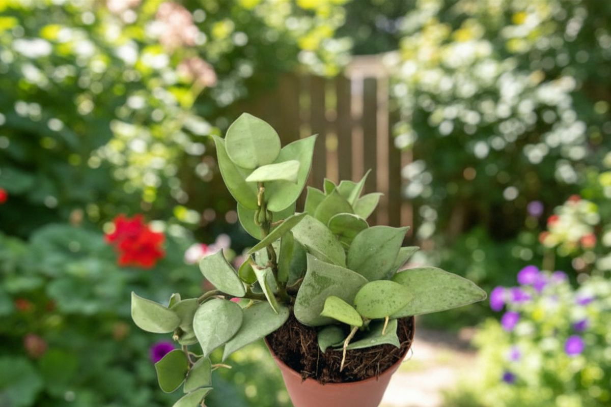 Hoya Krohniana Silver Live Plant 2-Inch Pot Rare Silver Foliage Indoor Houseplant Gift