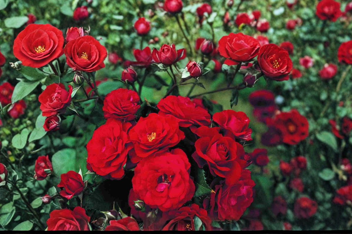 Mr Lincoln Red Rose Bush 1 Gallon Live Plant – Hybrid Tea Rose, Deep Red Flowering Shrub for Garden Landscape