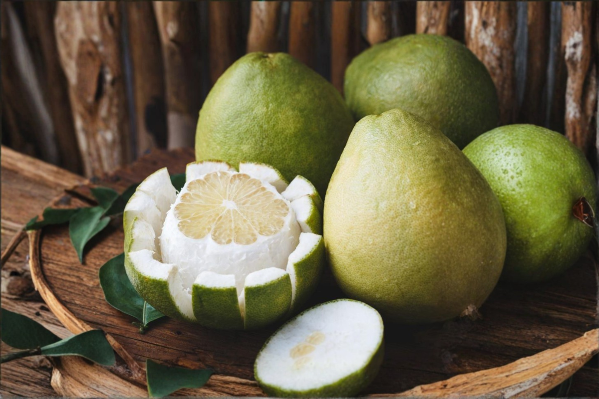 White Pomelo Grapefruit Live Plant, 3 Gallon Bearing Citrus Tree, Citrus maxima, Large Fruit, Container Garden