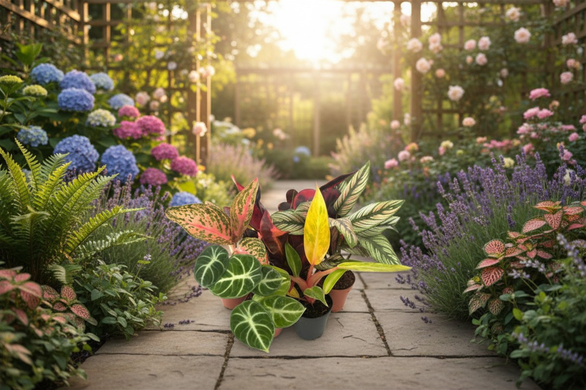 Assorted Houseplants Pack – 2 Inch Pots, Tropical Varieties Including Philodendron, Monstera, Aglaonema, Calathea, Alocasia