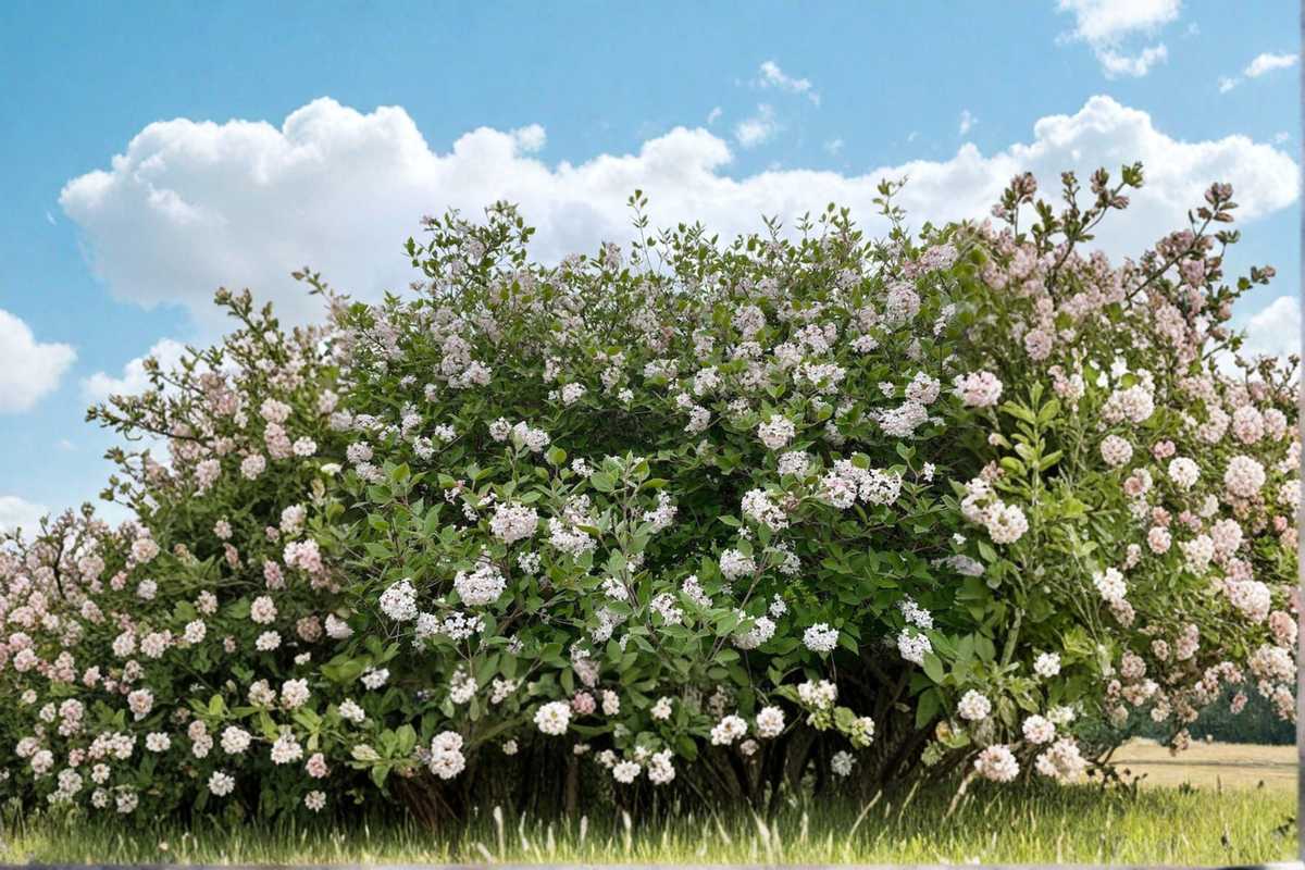 Korean Spice Viburnum 2 Gallon Live Plant – Viburnum carlesii Pink & White Flowering Shrub for Garden Borders & Landscape