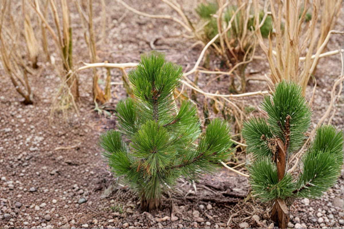 Bosnian Pine Live Plant – Compact Gem, 8 Inch Tall, Dwarf Evergreen Tree, Pinus heldreichii, Garden Landscape Plant