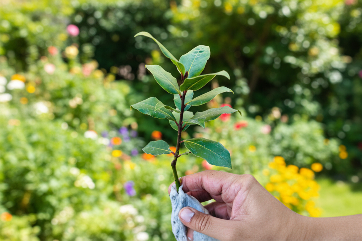 Organic Bay Laurel Live Plant, 3-4 Inch Starter, Laurus nobilis Herb, Evergreen Foliage, Container & Herb Garden