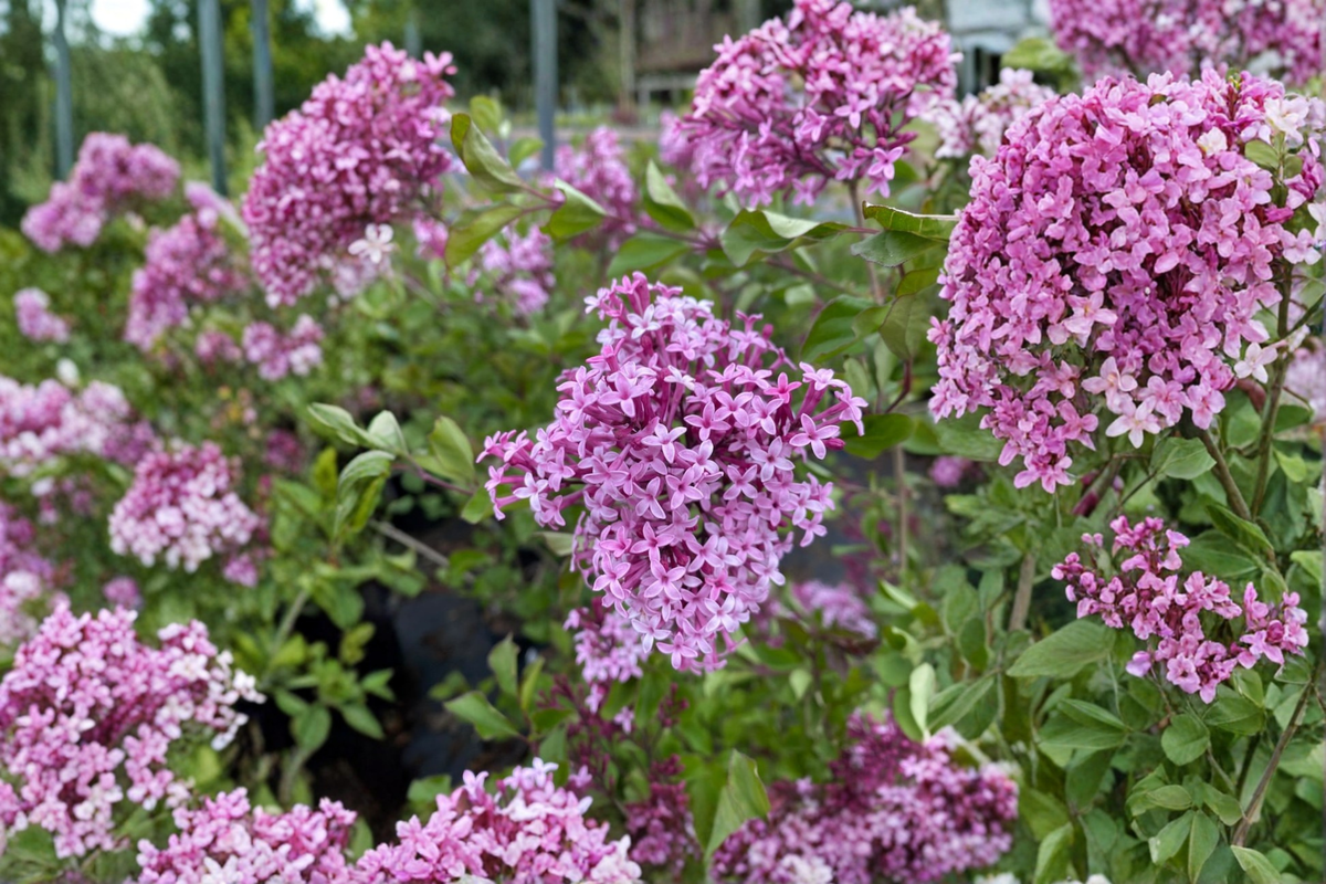 Red Pixie Lilac Live Plant in 1-Gallon Pot, Pink Fragrant Syringa Shrub, Compact Dwarf Lilac Bush for Garden & Landscaping
