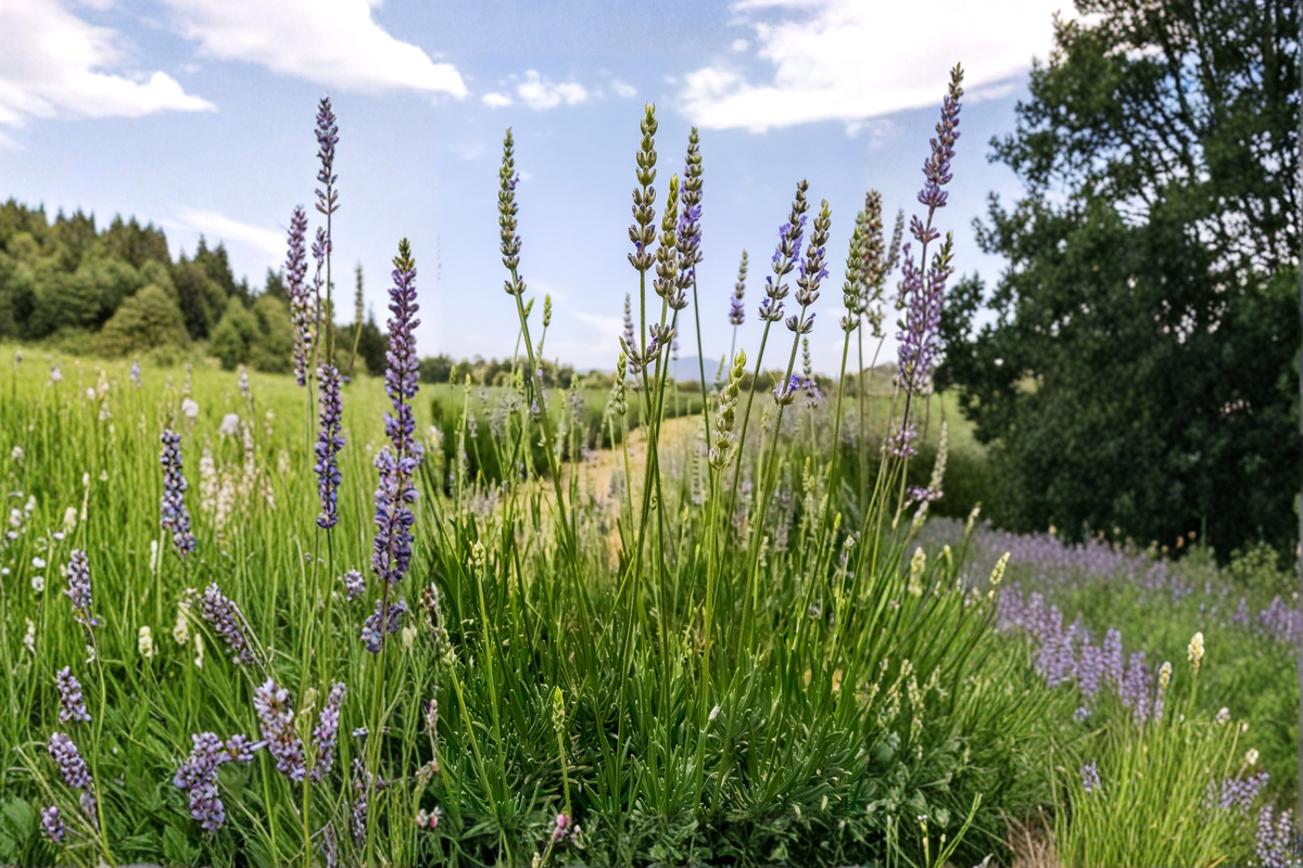 Grosso Lavender Live Plant in 4 Inch Pot – Fragrant Lavandula x intermedia for Herb Gardens, Borders & Pollinator Gardens