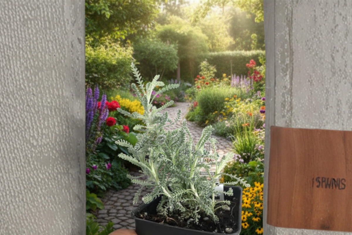Grey Santolina Live Plant, Perennial, Silver Foliage, Santolina chamaecyparissus