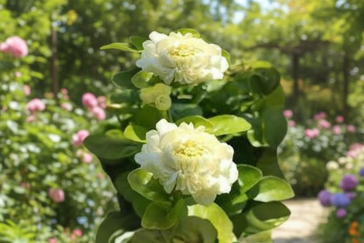 Grand Duke Jasmine Live Plant | Rooted Starter | Fragrant White Flowers | Jasminum sambac