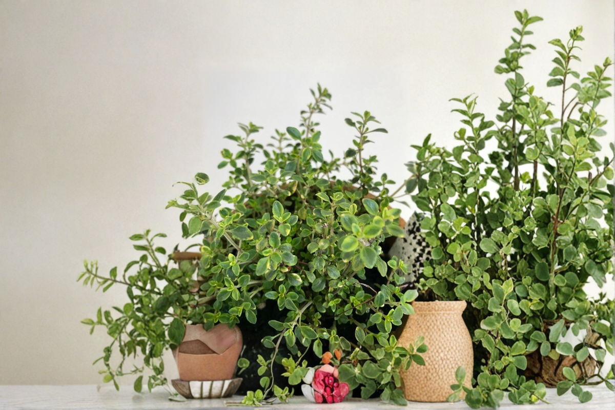 Gold Variegated Lemon Thyme Live Plant – Organic Perennial Herb, 5 Inch Rooted, Variegated Foliage, Herb Garden, Container Plant