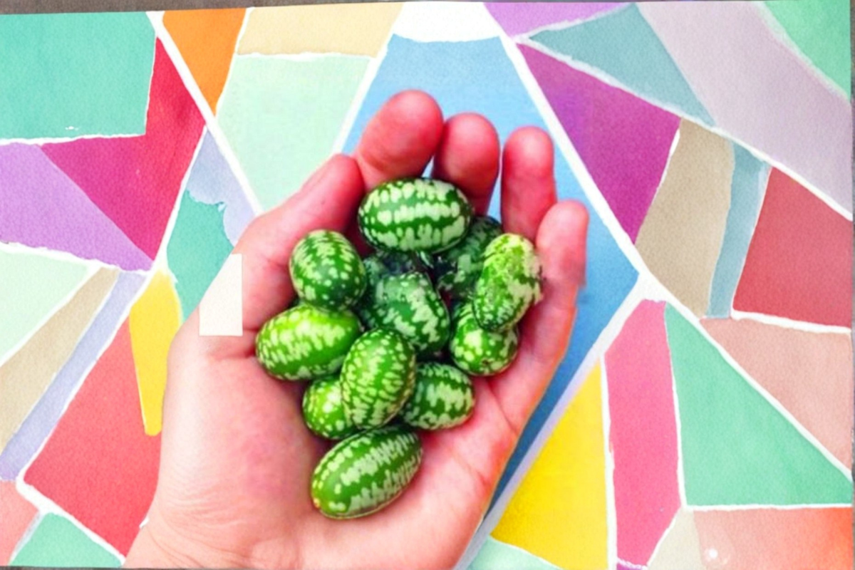 Mouse Cucumber Seeds 20 Pack - Melothria scabra Climbing Vine, Edible Miniature Fruit, Container & Garden Plant Seeds