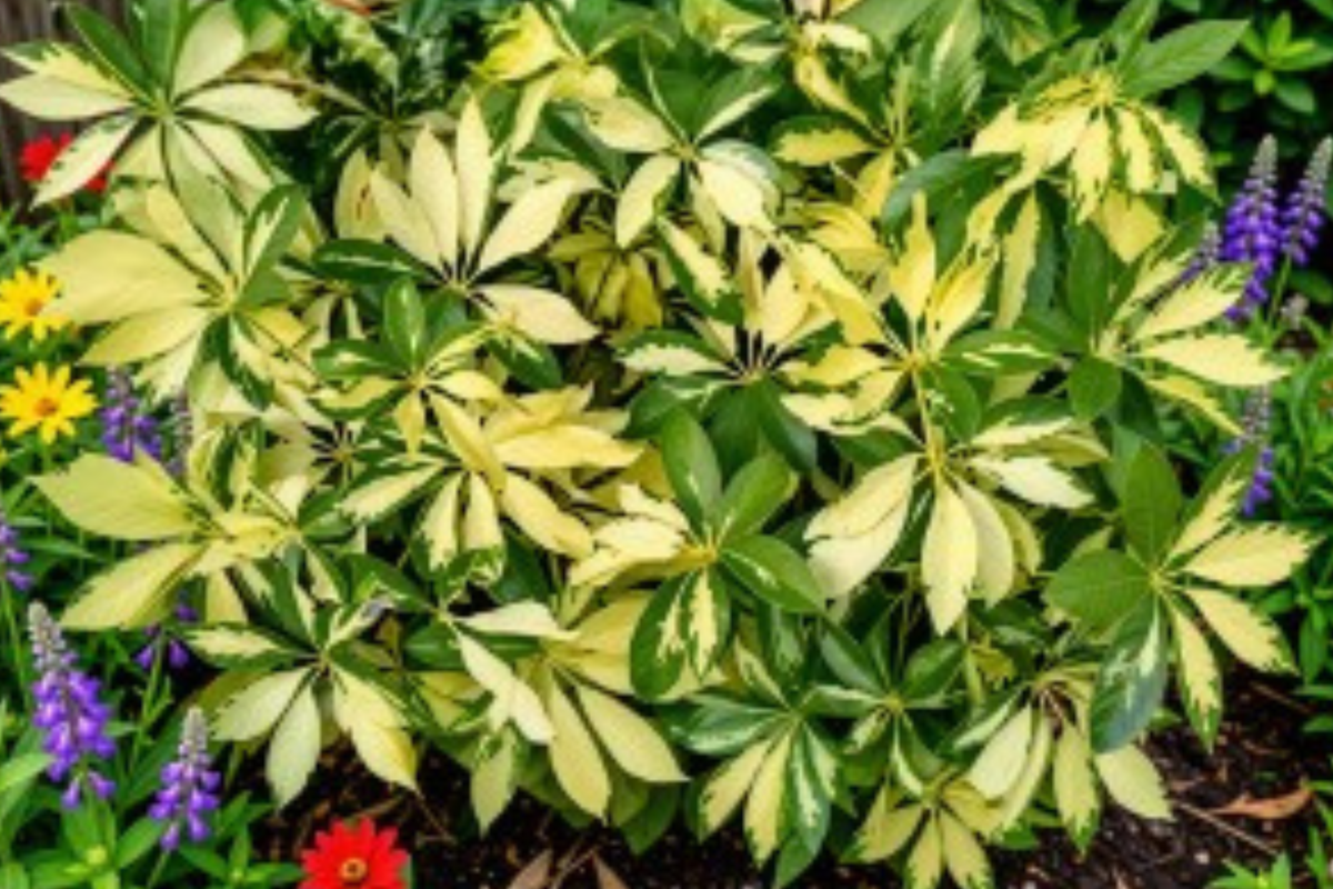 Dwarf Umbrella Tree Live Plant – Schefflera arboricola – Indoor Houseplant – Rooted Tropical Foliage