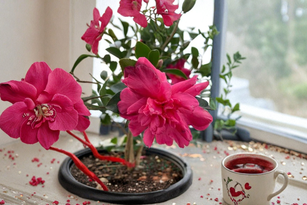 Fall Blooming Camellia ‘William Lanier Hunt’ 3 Gallon – Camellia sasanqua Pink Evergreen Shrub for Shade Gardens