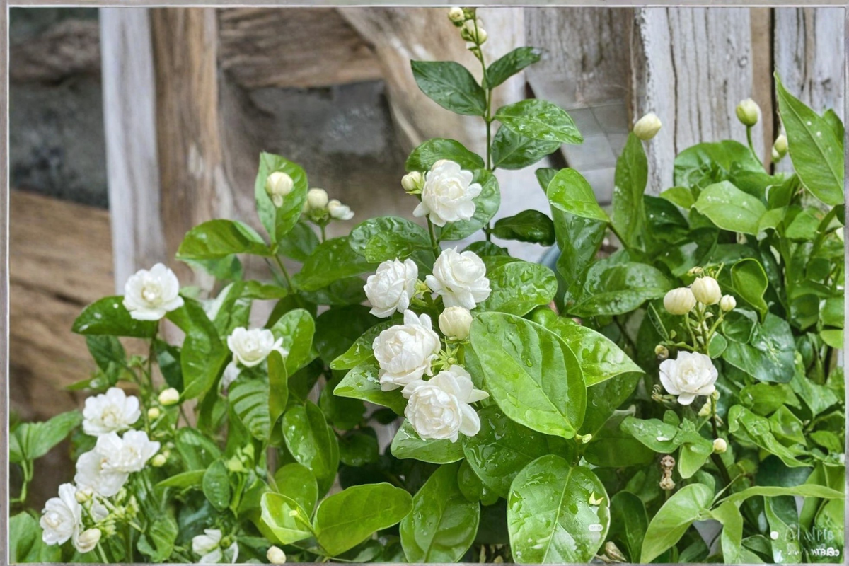 Grand Duke Jasmine Tree Live Plant, 2-3ft, Fragrant Jasminum sambac, Flowering Shrub for Garden or Container