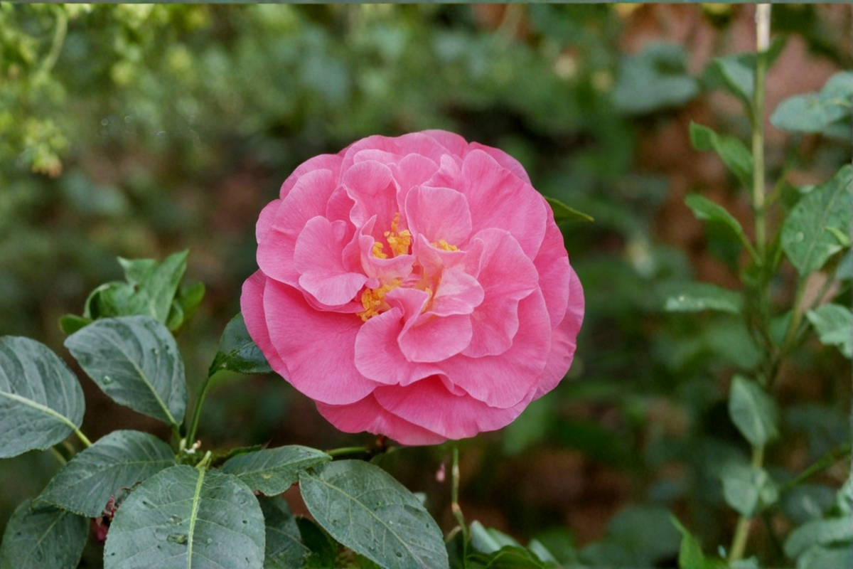 Japanese Camellia ‘Marie Bracey’ 1 Gallon Live Plant, Pink Flowering Evergreen Shrub, Camellia japonica, Shade Garden, Ornamental Plant