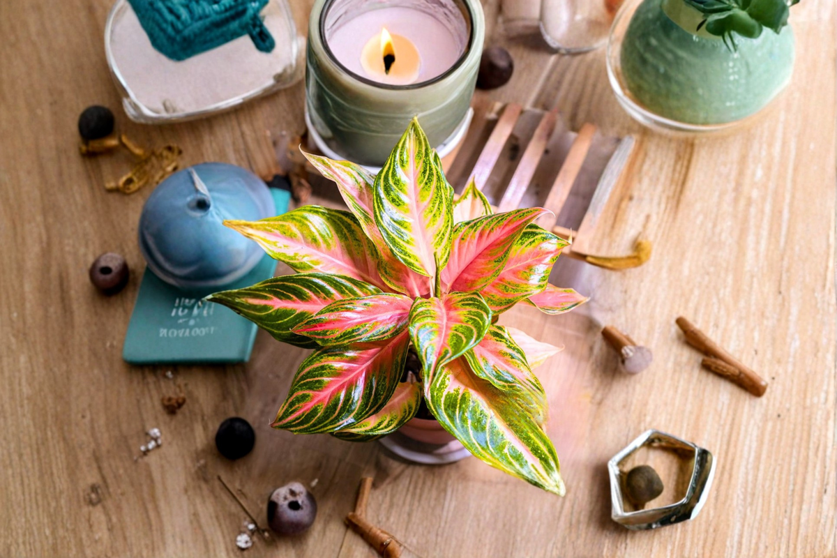 Aglaonema Panama Pink Live Plant, Pink Variegated Chinese Evergreen, Tropical Indoor Houseplant, Starter Plant