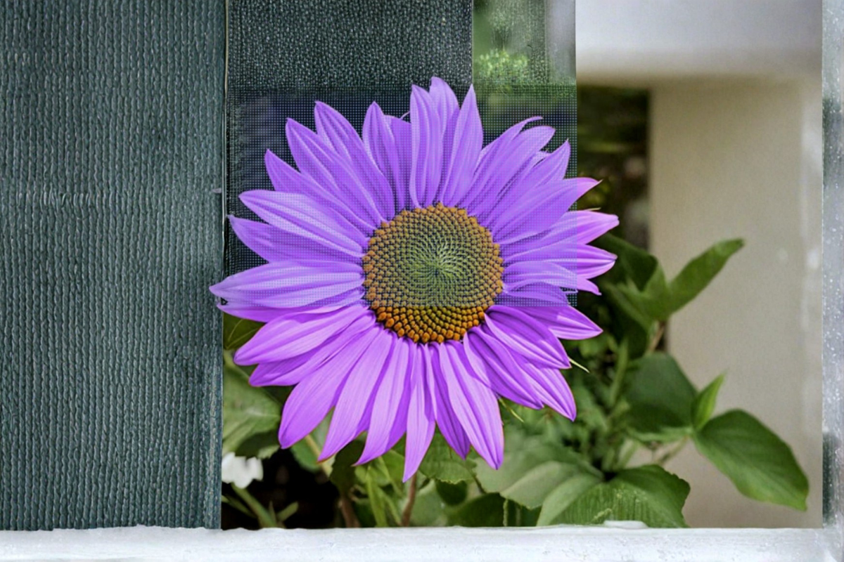 Purple Sunflower Seeds - Helianthus annuus, Ornamental Flower, 20 Seeds for Outdoor Garden & Backyard