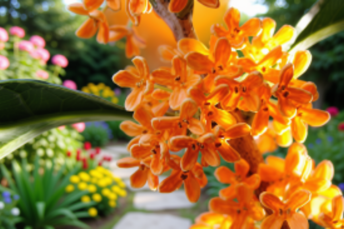 Live Orange Tea Olive Plant in 2.5 Quart Pot Osmanthus fragrans Aurantiacus Evergreen Shrub