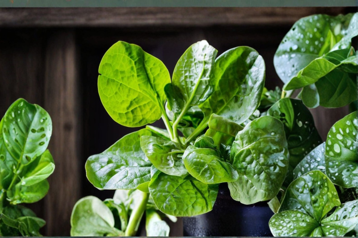 Malabar Spinach Seeds, Green Basella alba, Climbing Leafy Vine, Garden Vegetable, 100+ Seeds
