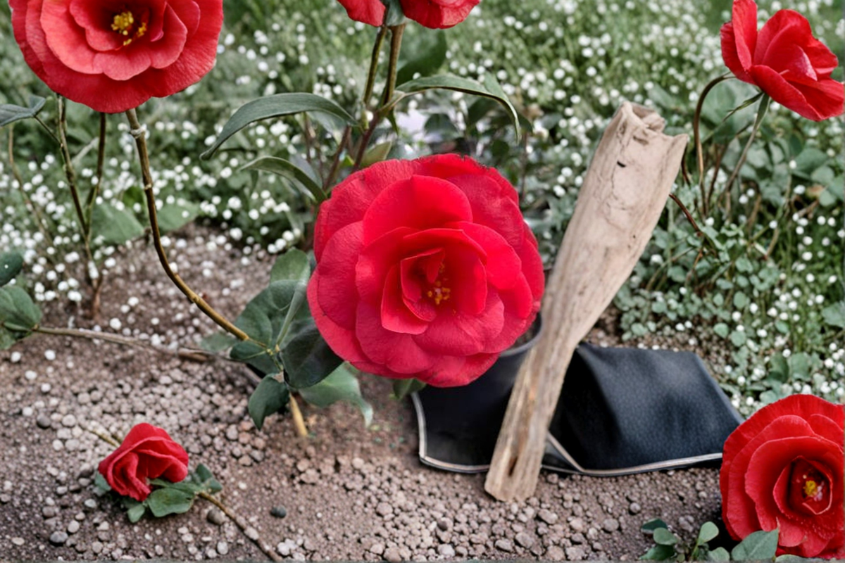 Japanese Camellia ‘Christmas Beauty’ 3 Gallon – Camellia japonica Red Evergreen Flowering Shrub for Shade Gardens