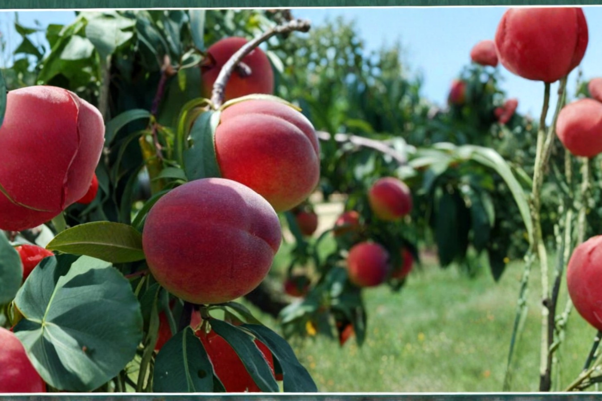 Derby Peach Tree 4-6 Ft Live Plant – Sweet Fruit Tree, Prunus persica Outdoor Orchard Tree for Garden