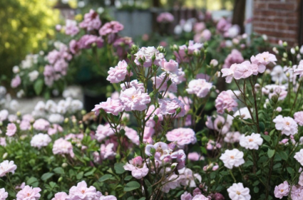 Rural England Climbing Rose Cuttings 6 Pack, Flowering Garden Plant for Trellis & Fence, Rosa hybrid