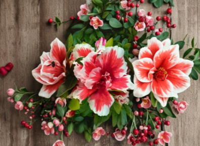 Mardi Gras Azalea Starter Plant, Deciduous Rhododendron, Red & White Bicolor Flowers, Garden Shrub, Rhododendron spp.