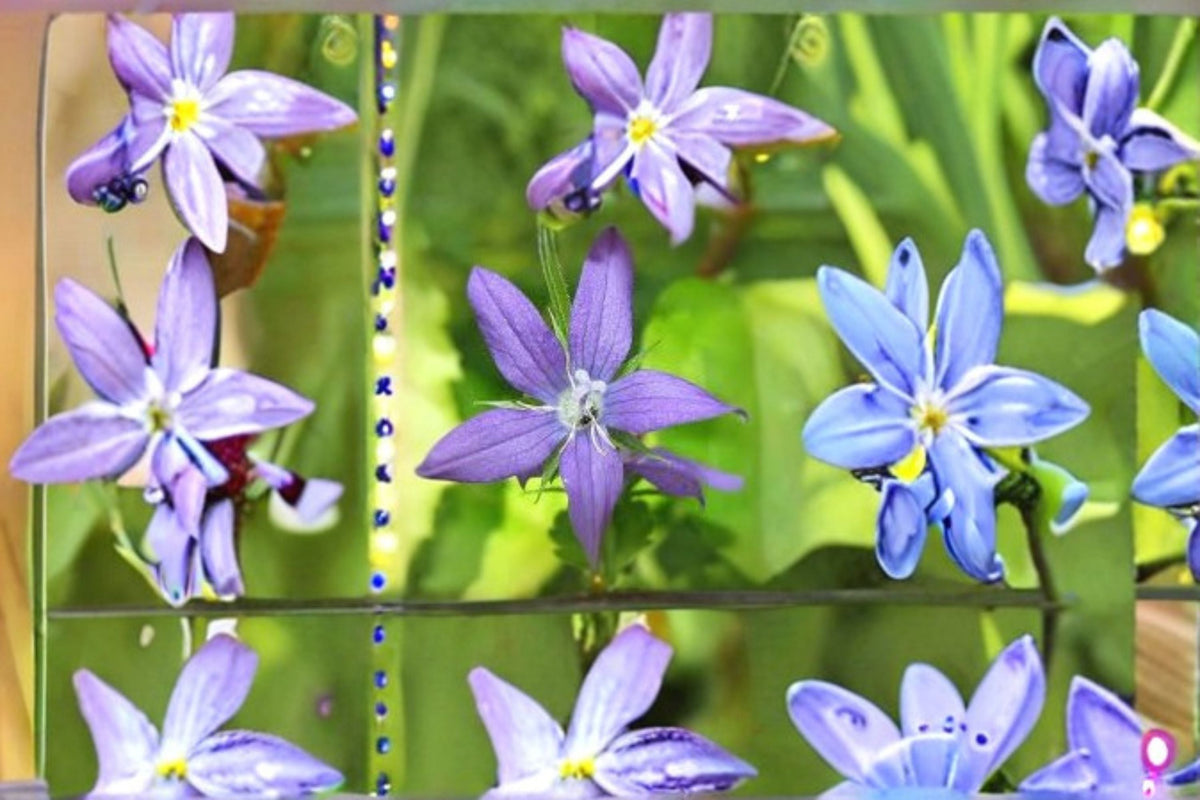 Venus Looking Glass Seeds Triodanis Perfoliata Purple Wildflower Annual Garden Meadow Plant Border Flower Bulk 1000 Seeds