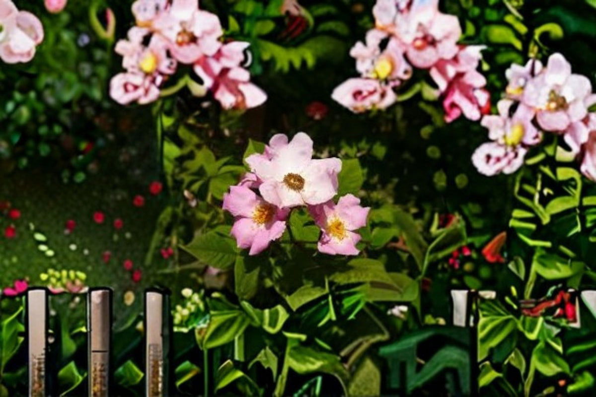 Illinois Rose Seeds Rosa setigera Climbing Wild Rose Seeds Pink Perennial Vine Garden Flower Planting