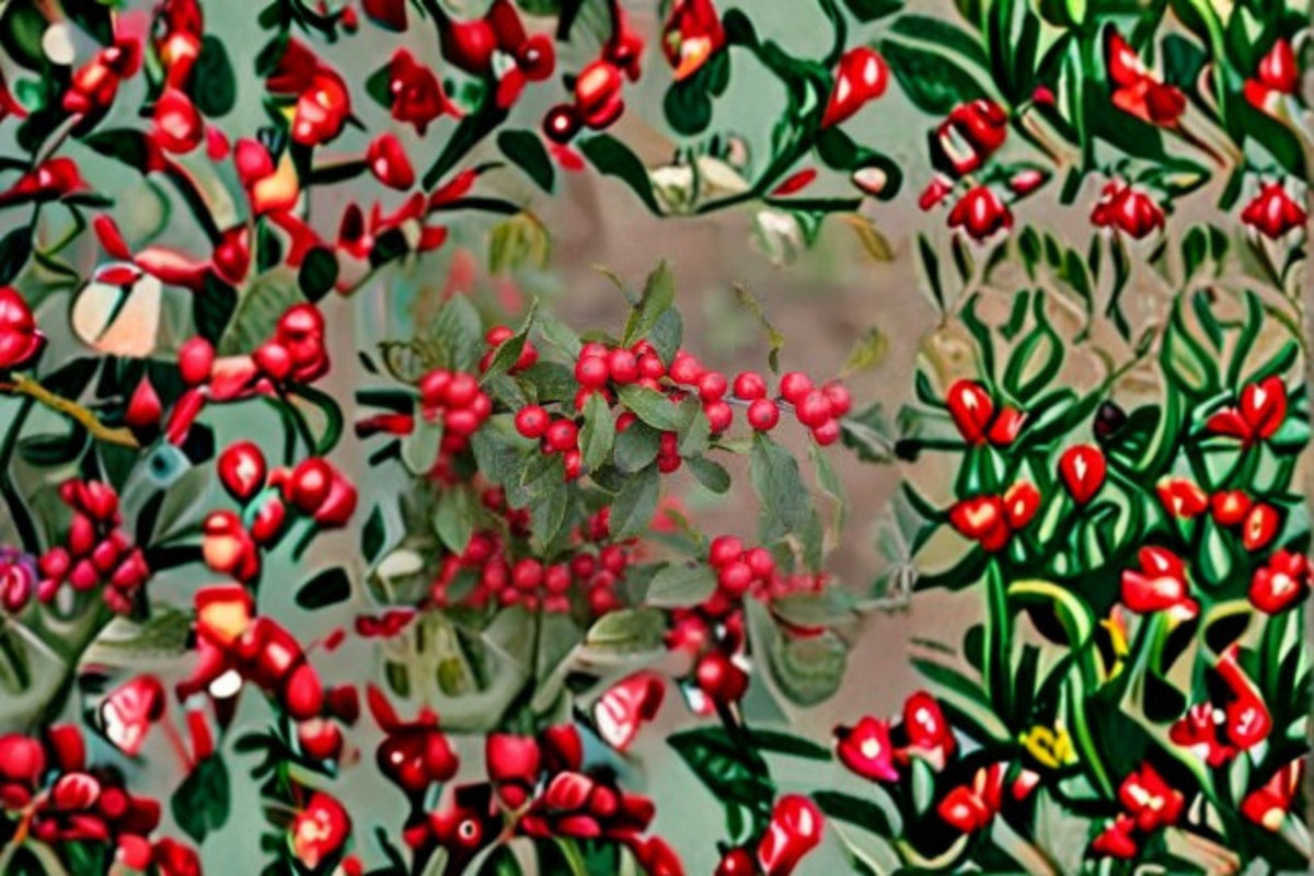 Winterberry Holly Seeds - Ilex verticillata Red Berry Shrub Seeds for Native Garden, Ornamental Planting, 25 Seeds