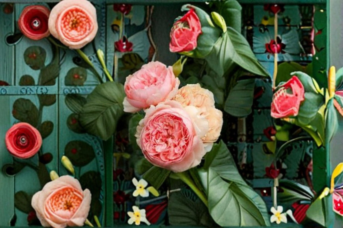 Masora Rose Live Plant – Fragrant Japanese Garden Rose, Heat Tolerant & Disease Resistant