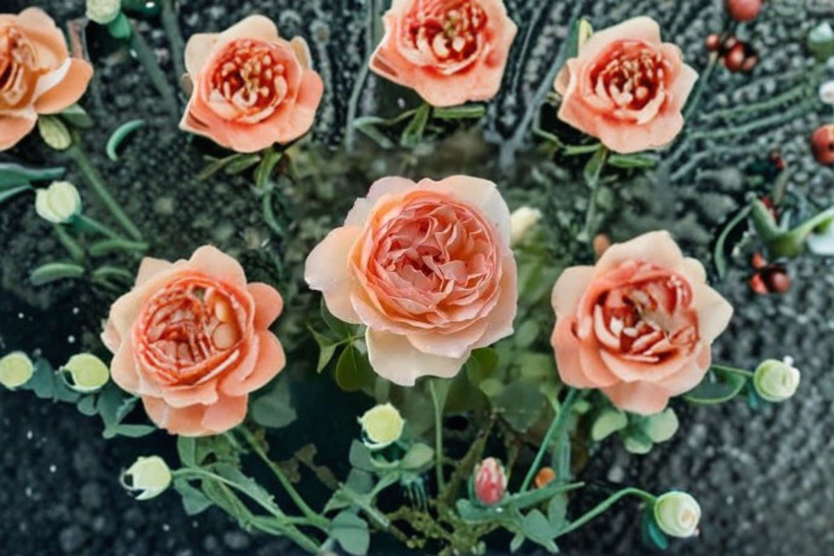 Capri Rose Live Plant – Fragrant Repeat Blooming Cut Rose, 2-Year-Old Shrub