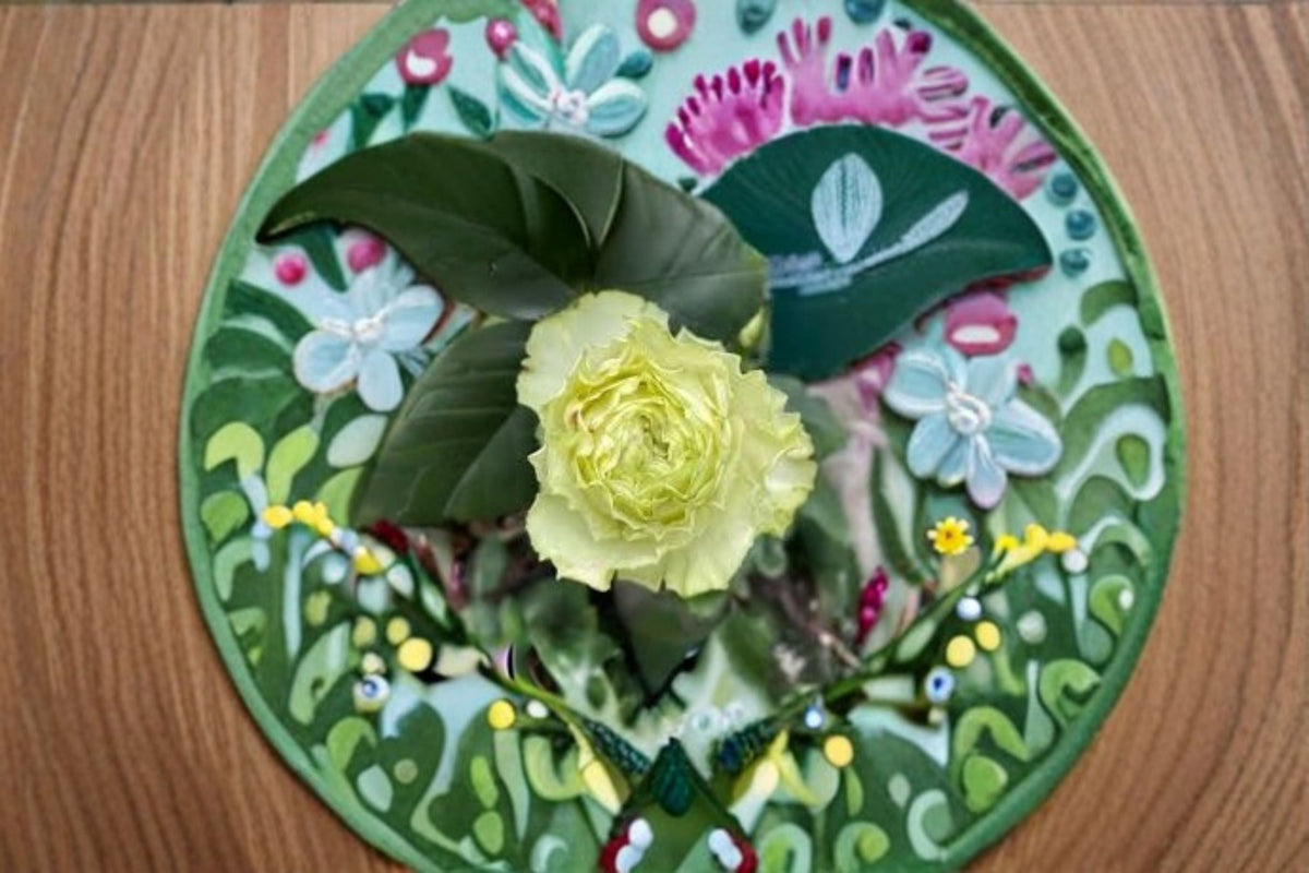 Wasabi Rose Live Plant – Unique Green Cut Rose for Garden and Floral Arrangements