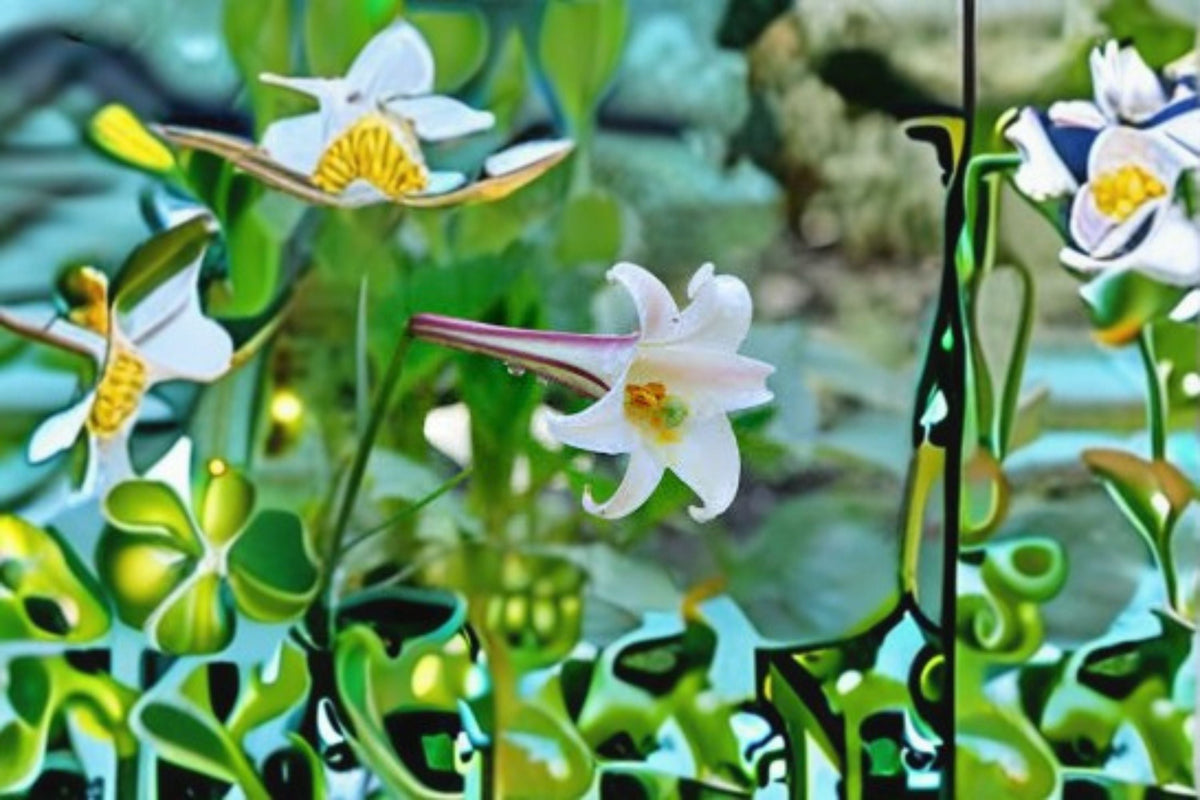 Formosa Lily Bulbs – White Trumpet Lilium formosanum for Garden Borders & Cottage Gardens